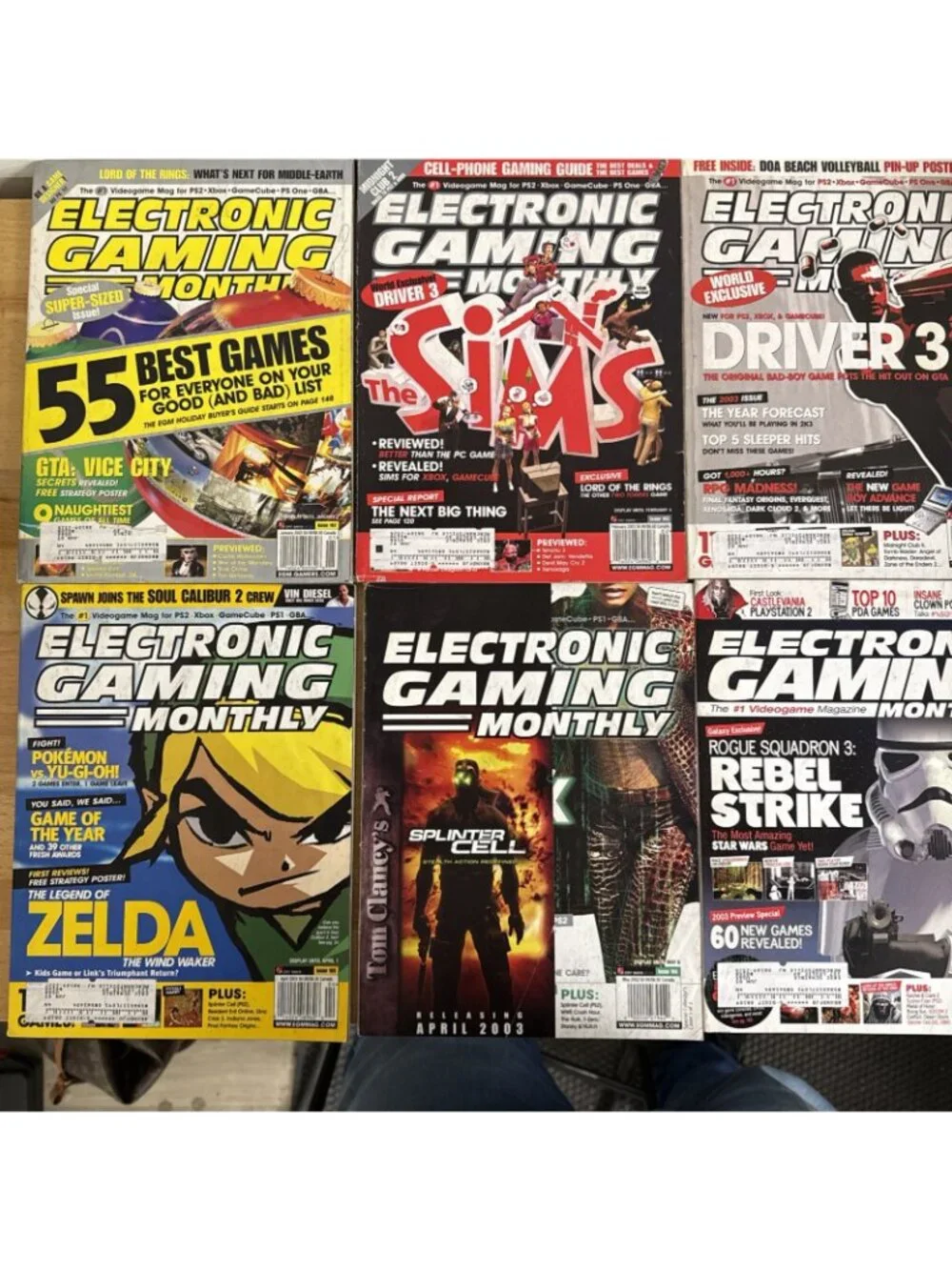 Electronic Gaming Monthly EGM Magazine Lot of 13, 2003 Full Year, Issues 162-173